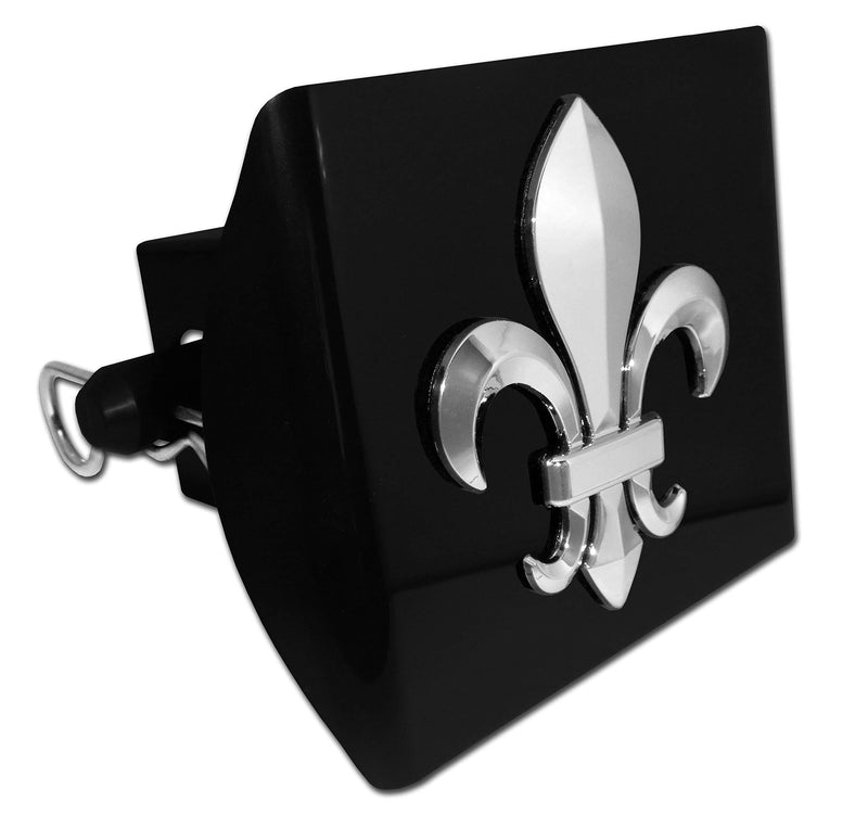  [AUSTRALIA] - Elektroplate Fleur-de-Lis Black Plastic Hitch Cover