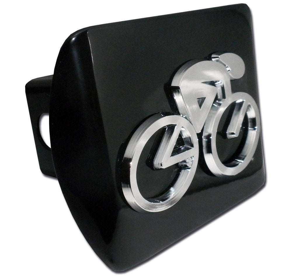  [AUSTRALIA] - Elektroplate Cycling All Metal Black Hitch Cover Black Metal