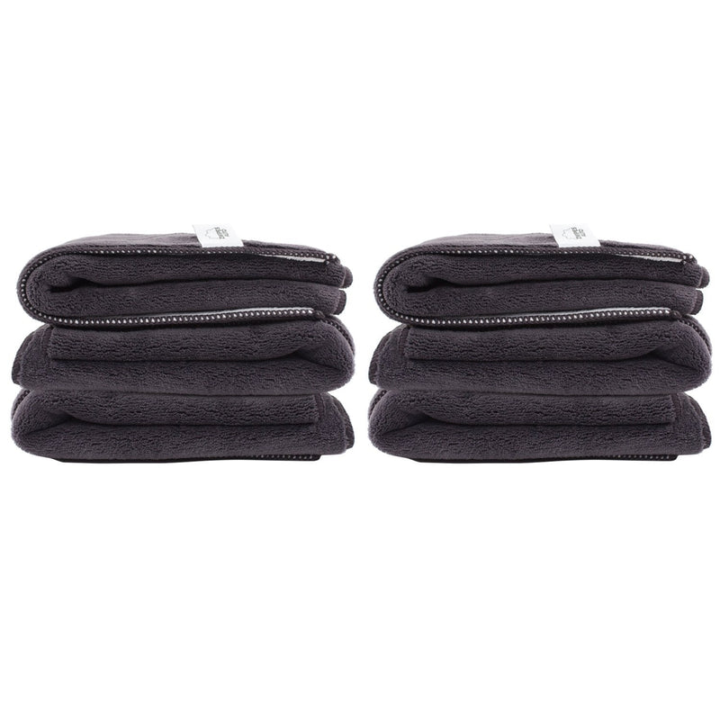  [AUSTRALIA] - Zwipes Auto 883-3 Professional Microfiber Dust Cloth and Polishing Cloth Towel, 6-Pack