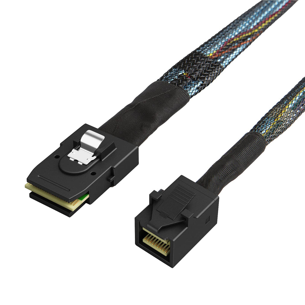 CableCreation Internal Mini SAS HD Cable, 3.3FT Mini SAS SFF-8643 to Mini SAS 36Pin SFF-8087 Cable, Mini SAS 36Pin to SFF-8643 Cable, 1M / 3.3FT - LeoForward Australia