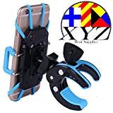  [AUSTRALIA] - XYZ Boat Supplies® Cell Phone Mount/Holder for Motorcycle/Bike Handlebars/Boat, iPhone, Samsung, Smart Phone, (Blue) Blue