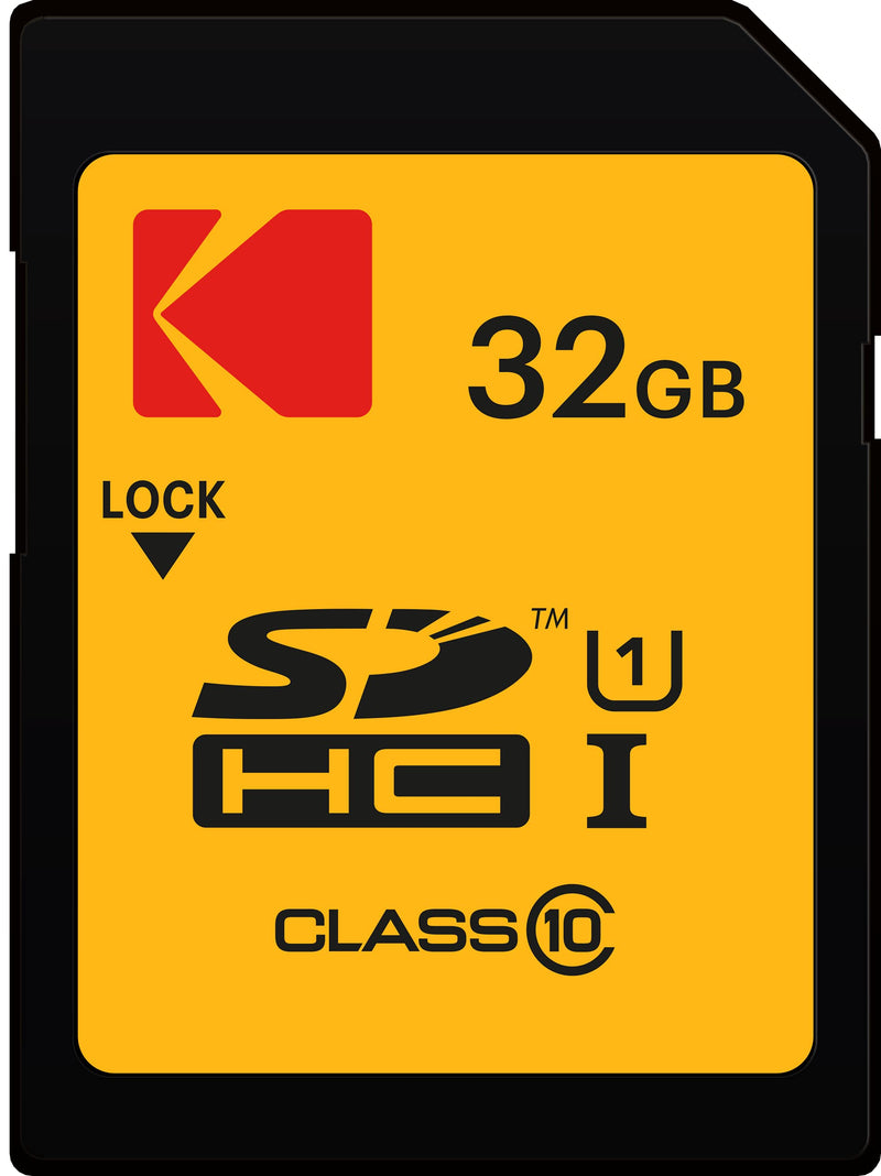 Kodak 32GB Class 10 UHS-I U1 SDHC Memory Card - LeoForward Australia