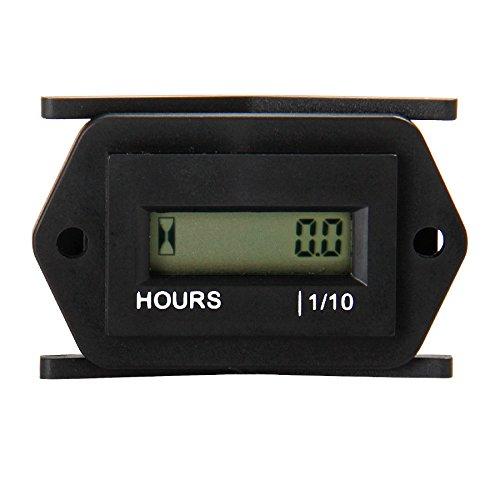  [AUSTRALIA] - Runleader Digital LCD Hour Meter, AC 86 to 230V, Waterproof Design, Use For ZTR Lawn Mower Tractor Generator Golf cart Club car Scrubber Marine ATV Motor Compressor and other Powered Equipment AC86-230V