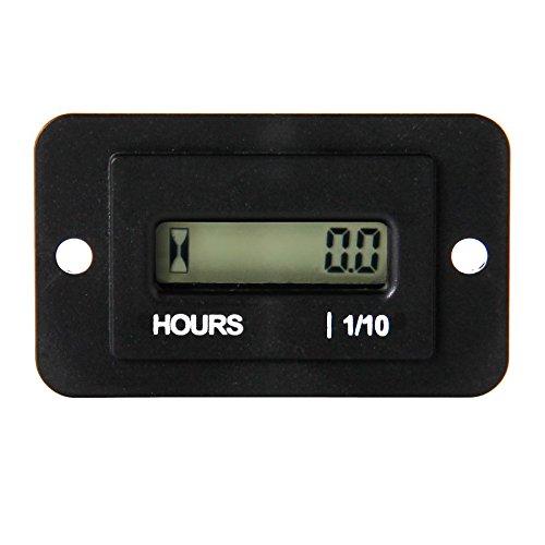  [AUSTRALIA] - Runleader Digital LCD Hour Meter, AC 86V to 230V, Total Hours Resettable, Use for ZTR Lawn Mower Tractor Generator Golf cart Club car Scrubber Marine ATV Motor Compressor and Other Powered Equipment AC 86-230V