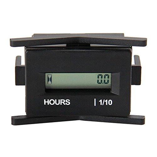  [AUSTRALIA] - Runleader Digital LCD Hour Meter, AC 86V to 230V, Waterproof Design, Use For ZTR Lawn Mower Tractor Generator Golf cart Club car Scrubber Marine ATV Motor Compressor and other Powered Equipment AC86-230V