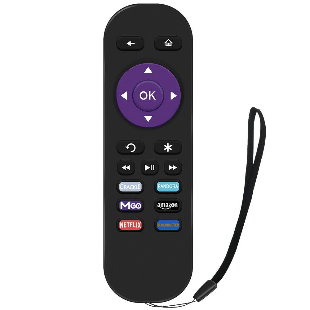 Gvirtue Lost Remote Control Replacement Compatible with Roku 1, Roku 2, Roku 3, Roku 4, (HD, LT, XS, XD), Roku Express. Do NOT Support Roku Stick, Roku Premiere, Roku Ultra, Roku TV or Roku Game - LeoForward Australia