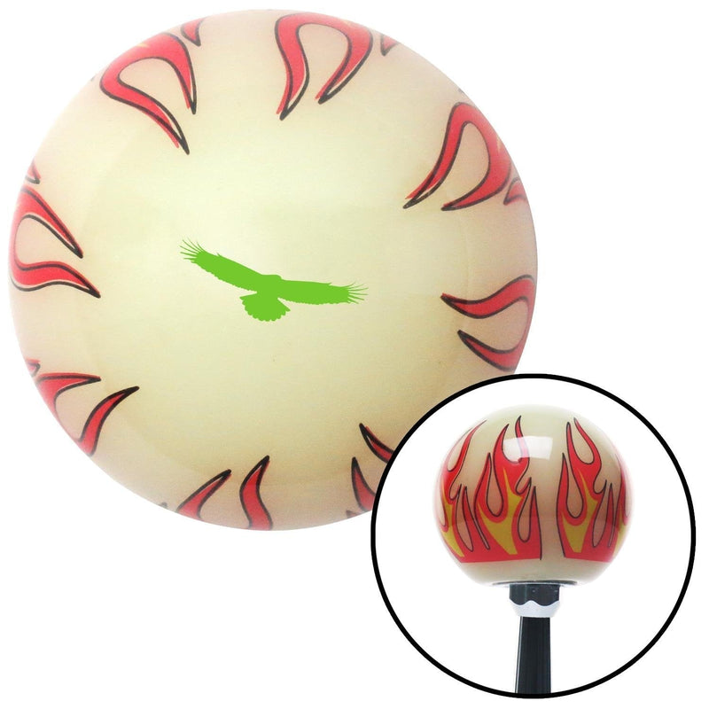  [AUSTRALIA] - American Shifter 292757 Shift Knob (Green Eagle Flying Ivory Flame with M16 x 1.5 Insert)