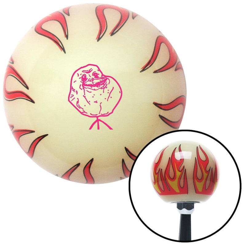 [AUSTRALIA] - American Shifter 292945 Shift Knob (Pink Forever Alone Ivory Flame with M16 x 1.5 Insert)