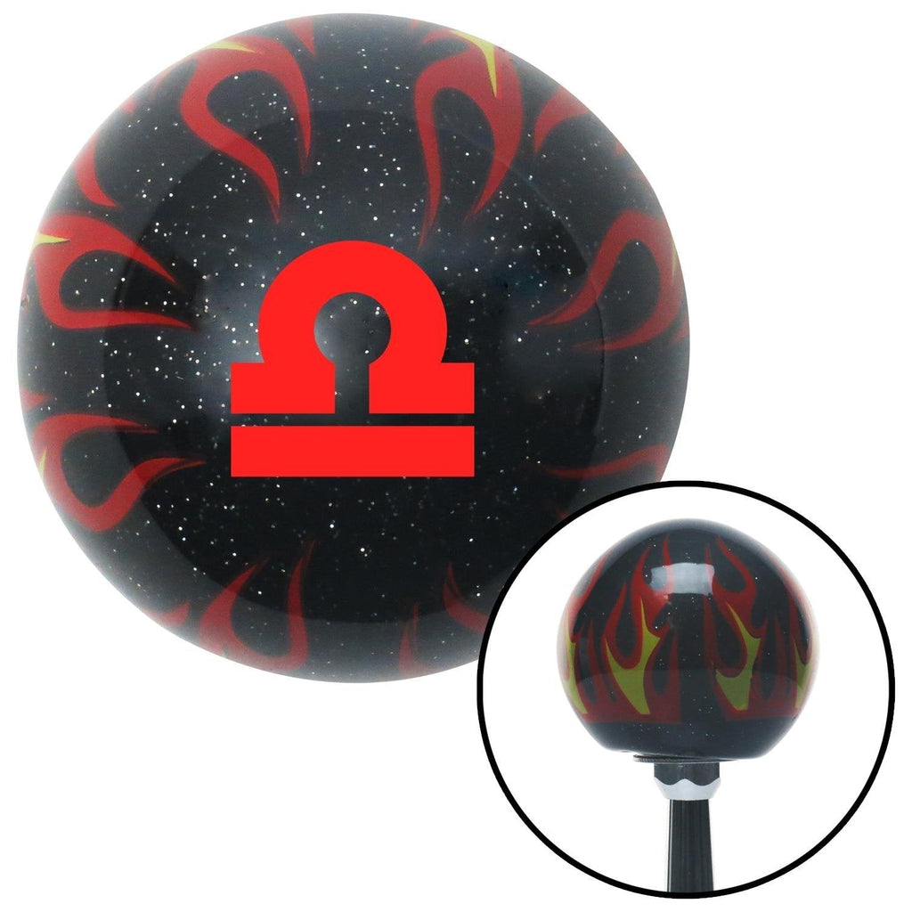  [AUSTRALIA] - American Shifter 294441 Shift Knob (Red Libra Black Flame Metal Flake with M16 x 1.5 Insert)