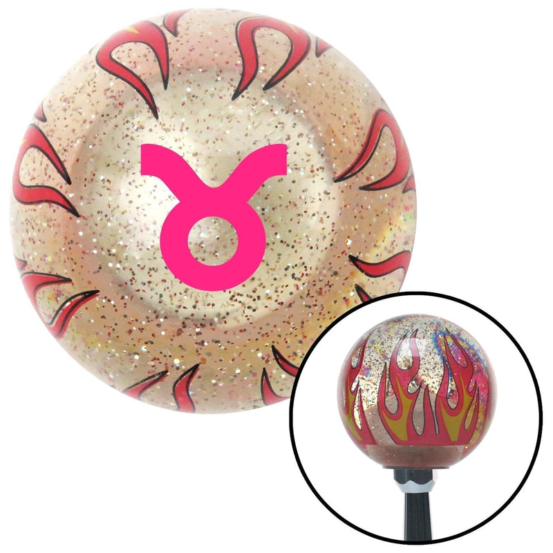  [AUSTRALIA] - American Shifter 295673 Shift Knob (Pink Taurus Clear Flame Metal Flake with M16 x 1.5 Insert)