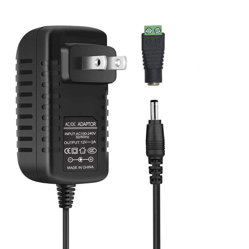  [AUSTRALIA] - inShareplus 12V Power Supply, 12 Voltage 2A 24W Switching Power Supply, Drive, Power Adapter, AC 110V to 12 Volt Power Supply for LED Strip Light with 5.5/2.1mm DC Female Barrel Connector 12V 2A