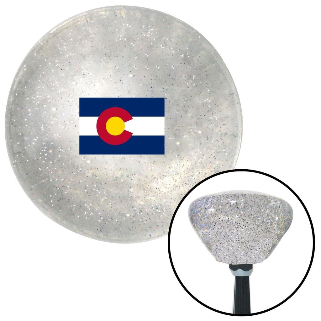  [AUSTRALIA] - American Shifter 307020 Shift Knob (Colorado Clear Retro Metal Flake with M16 x 1.5 Insert)