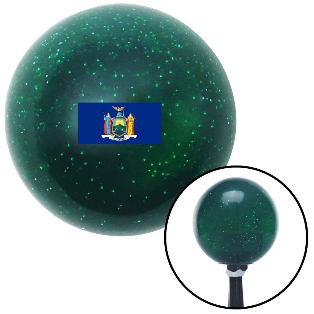  [AUSTRALIA] - American Shifter 303387 Shift Knob (New York Green Metal Flake with M16 x 1.5 Insert)