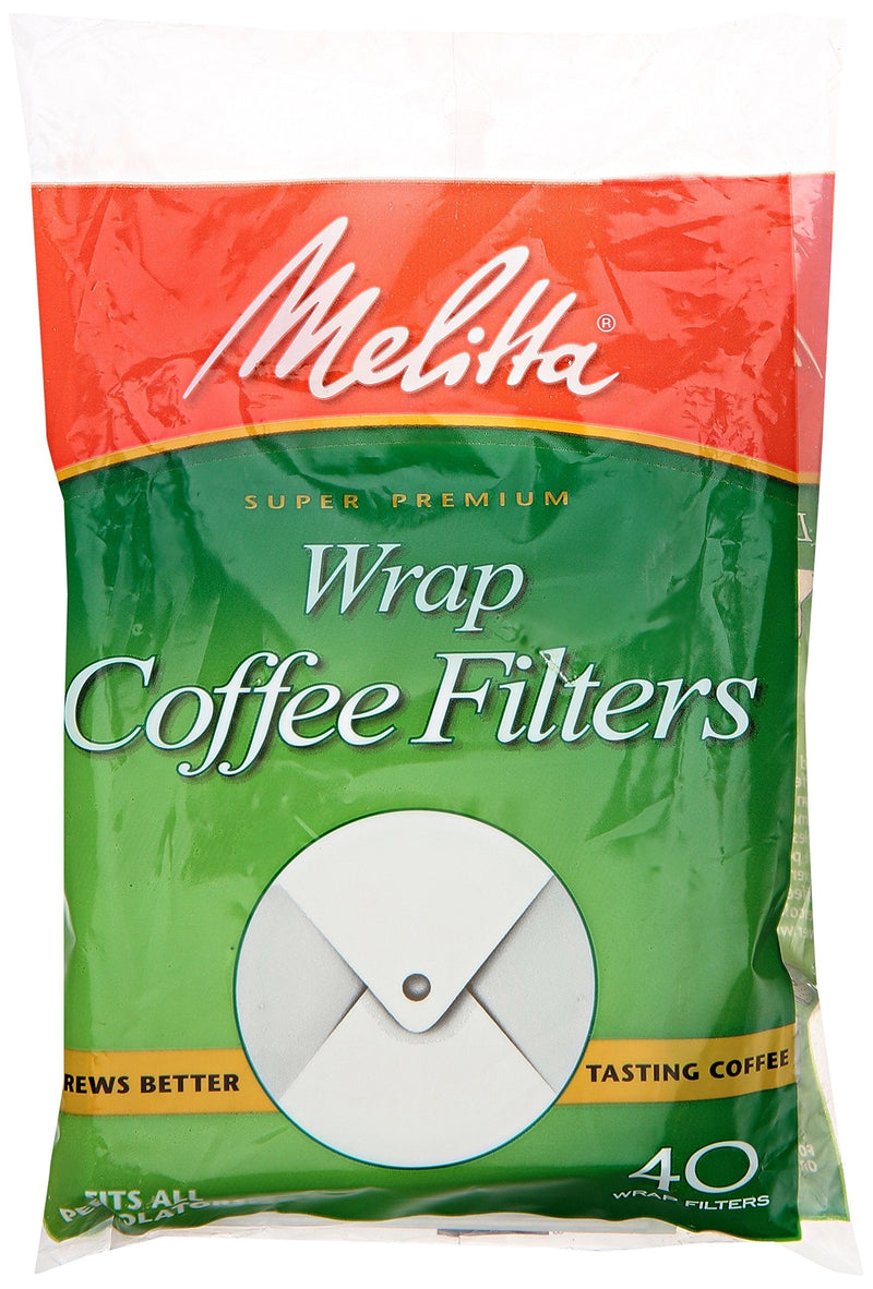 Melitta Disposable Coffee Filter, Large, 40 ct, white (130141) - LeoForward Australia