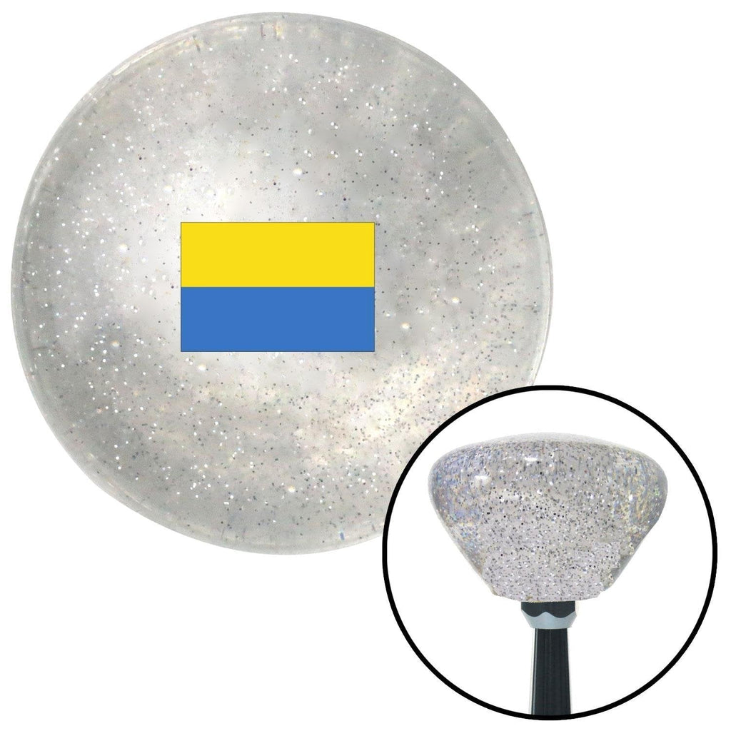  [AUSTRALIA] - American Shifter 307258 Shift Knob (Ukraine Clear Retro Metal Flake with M16 x 1.5 Insert)