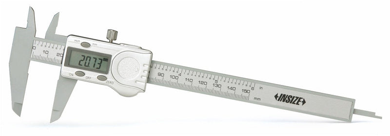 INSIZE 1139-150 Electronic Plastic Caliper, 0-6"/0-150mm - LeoForward Australia