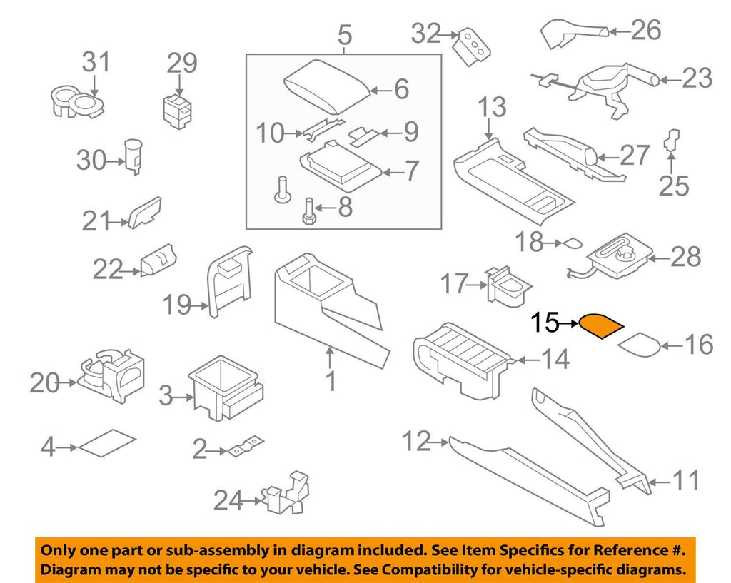  [AUSTRALIA] - Subaru 92177AG170 OEM Cup Holder Mat w/STi-Front