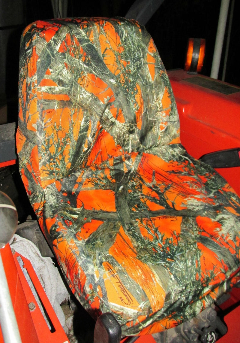  [AUSTRALIA] - Durafit Seat Covers, KU01 Orange Kubota Seat Covers for Tractor L2800,L3400,L4300,L4400 in MC2 Orange