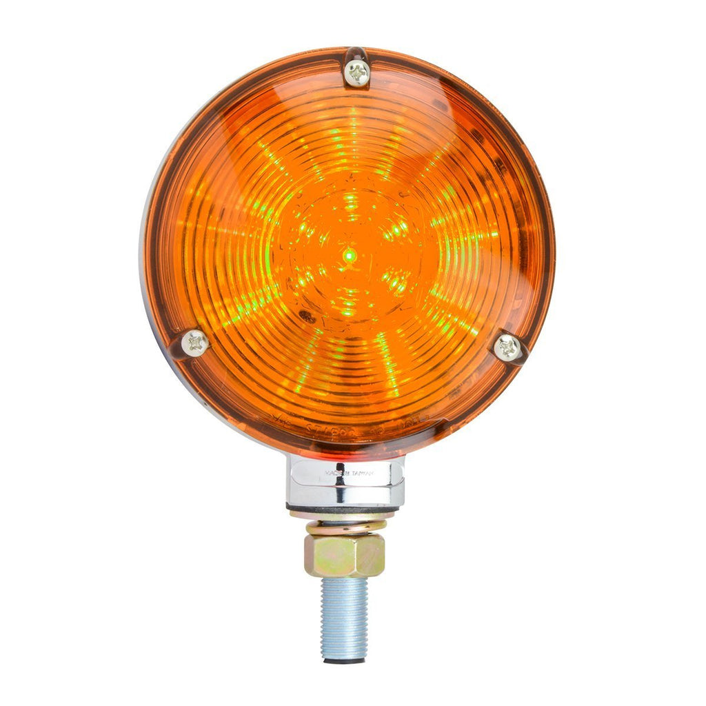  [AUSTRALIA] - GG Grand General 77610 4 inches Double Faced Star 48 LED Sealed Pedestal Light with Amber Lens Amber/Amber