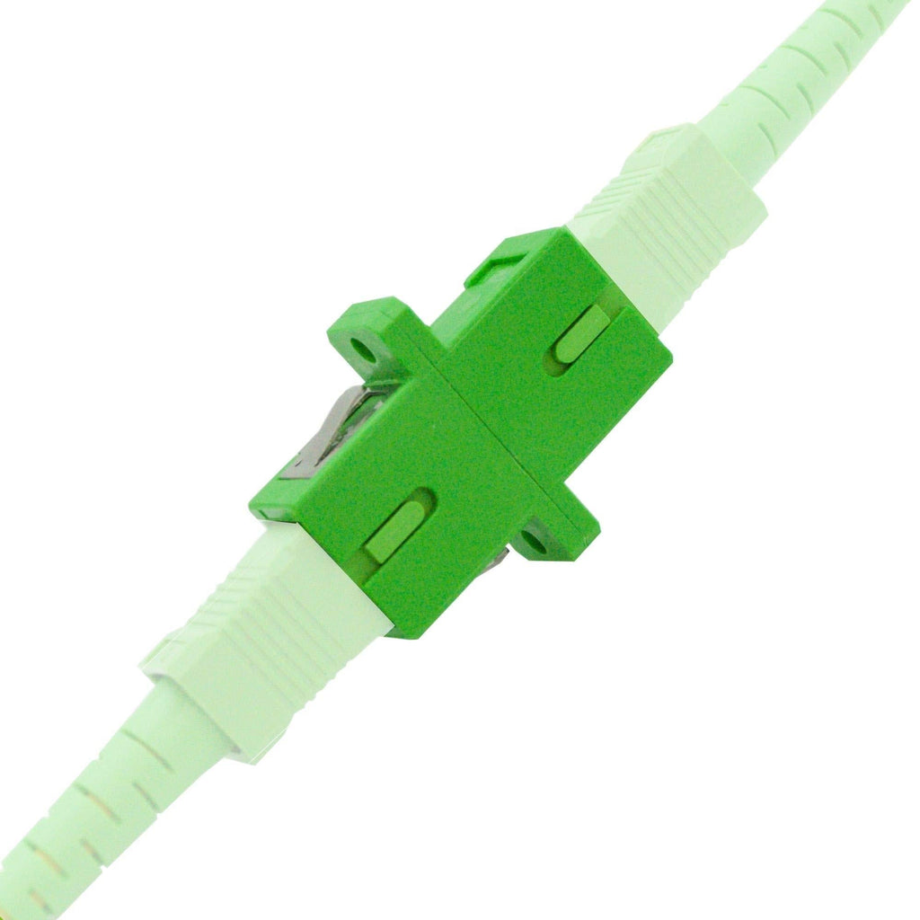 PacSatSales - SC/APC Fiber Couplers/Fiber Optic Connectors - Single Mode Simplex - APC Fiber Connector SC/APC to SC/APC - LeoForward Australia