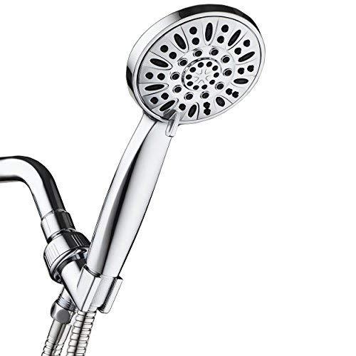 AquaDance 3316 High Pressure 6-Setting 4" Chrome Face Hand Held Head with Hose for The Ultimate Shower Experience Officially Independently Tested to Meet Strict US Quality & Performance Standards - LeoForward Australia