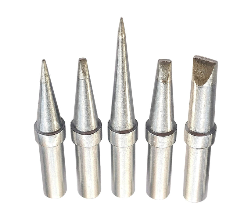  [AUSTRALIA] - Quality ShineNow ET Replacement Soldering Iron Tips for Weller WES51 WESD51 WE1010NA PES51 (5PCS Tip Set) 5pcs tip set