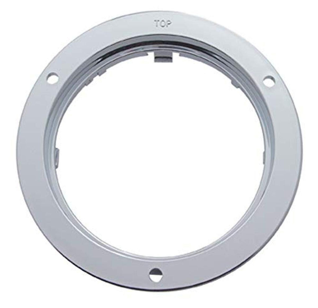  [AUSTRALIA] - United Pacific 4 inch Mounting Bezel- Chrome Colored, Model 10500