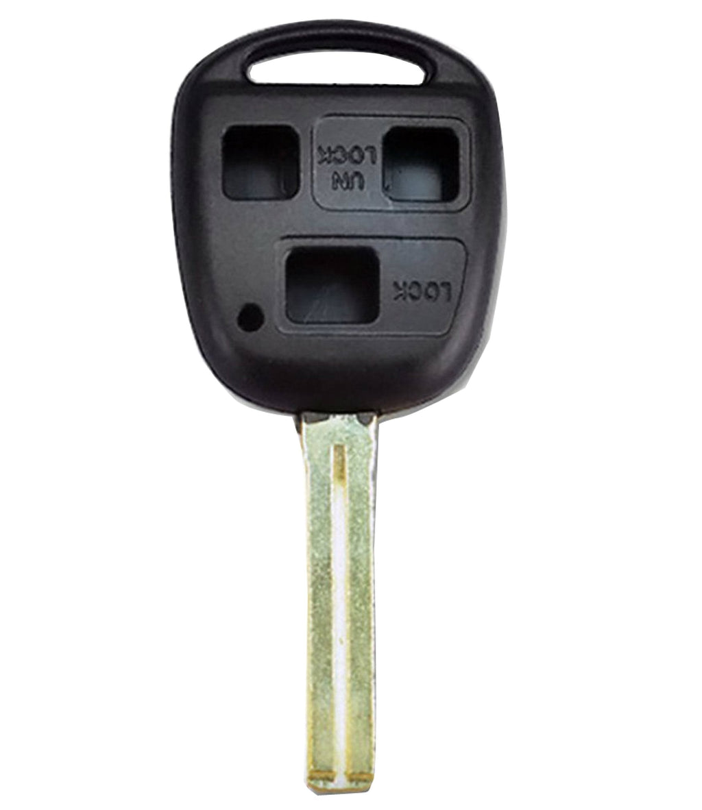 KEMANI Uncut blank Keyless Remote Entry Fob Shell Car Key Case Replacement For Lexus LS400 GS400 RX300 GS300 LS430 LX470 RX330 SC430 3 Button - LeoForward Australia