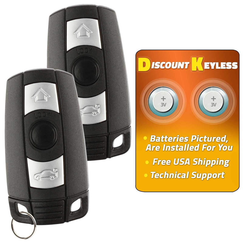 Discount Keyless Replacement Uncut Smart Remote Fob Key Compatible with KR55WK49127, KR55WK49123 (2 Pack) - LeoForward Australia