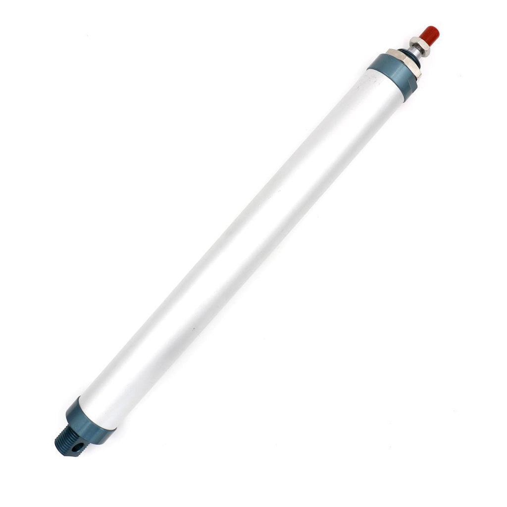 Baomain Mini Air Cylinder MAL 32 X 175 1-1/4" PT 1/8 Bore 7" Stroke Single Male Thread Rod Dual Action - LeoForward Australia