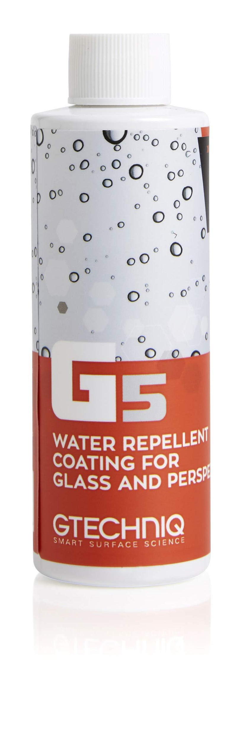  [AUSTRALIA] - Gtechniq G5 Water Repellent Coating for Glass and Perspex 100ml