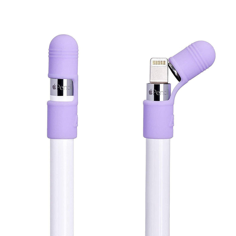 Premium Silicone Made Pencil Cap Saver Holder for Apple Pencil (Lavender x 2) Lavender X2 - LeoForward Australia