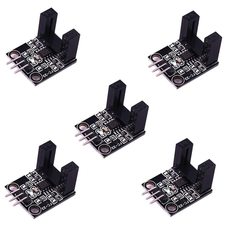 HiLetgo 5pcs LM393 Correlation Photoelectric Sensor Opposite-type Infrared Count Sensor - LeoForward Australia