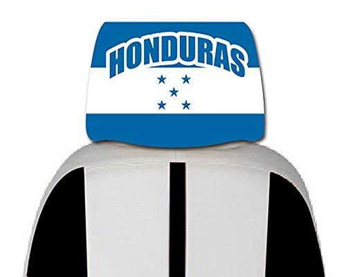  [AUSTRALIA] - Honduras Car Cover Seat Flag 2 pcs -With, free iphone 6s case or Head band design in your flag color logo.