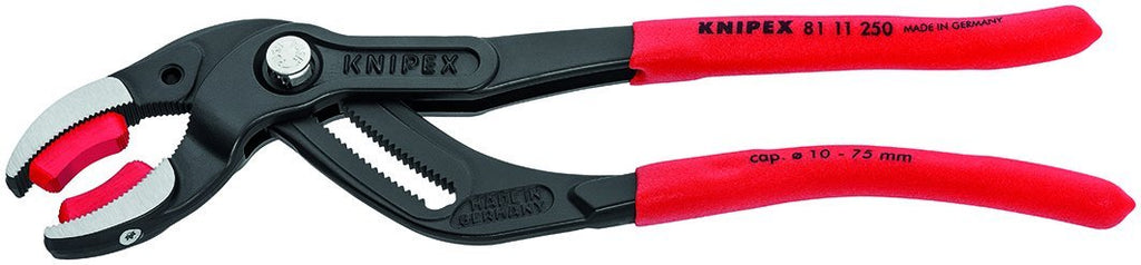  [AUSTRALIA] - KNIPEX Tools - Pipe Gripping Pliers With Replaceable Plastic Jaws (8111250)