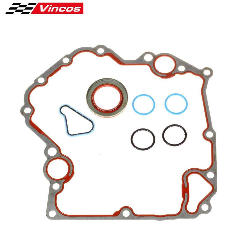 Vincos Timing Cover Gasket Kit TCS46000 Compatible with GRAND CHEROKEE 4.7L 1999-2001 Compatible with Raider 2006-2007 4.7L Vin N Compatible with Dakota 2004-2009 3.7L Vin K - LeoForward Australia