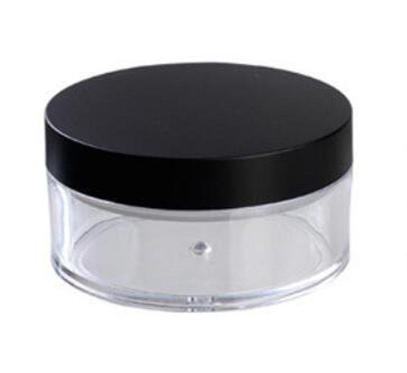 2 Pcs 50G 50ml Plastic Empty Powder Puff Case Face Powder Blusher Makeup Cosmetic Jars Containers With Sifter Lids - LeoForward Australia