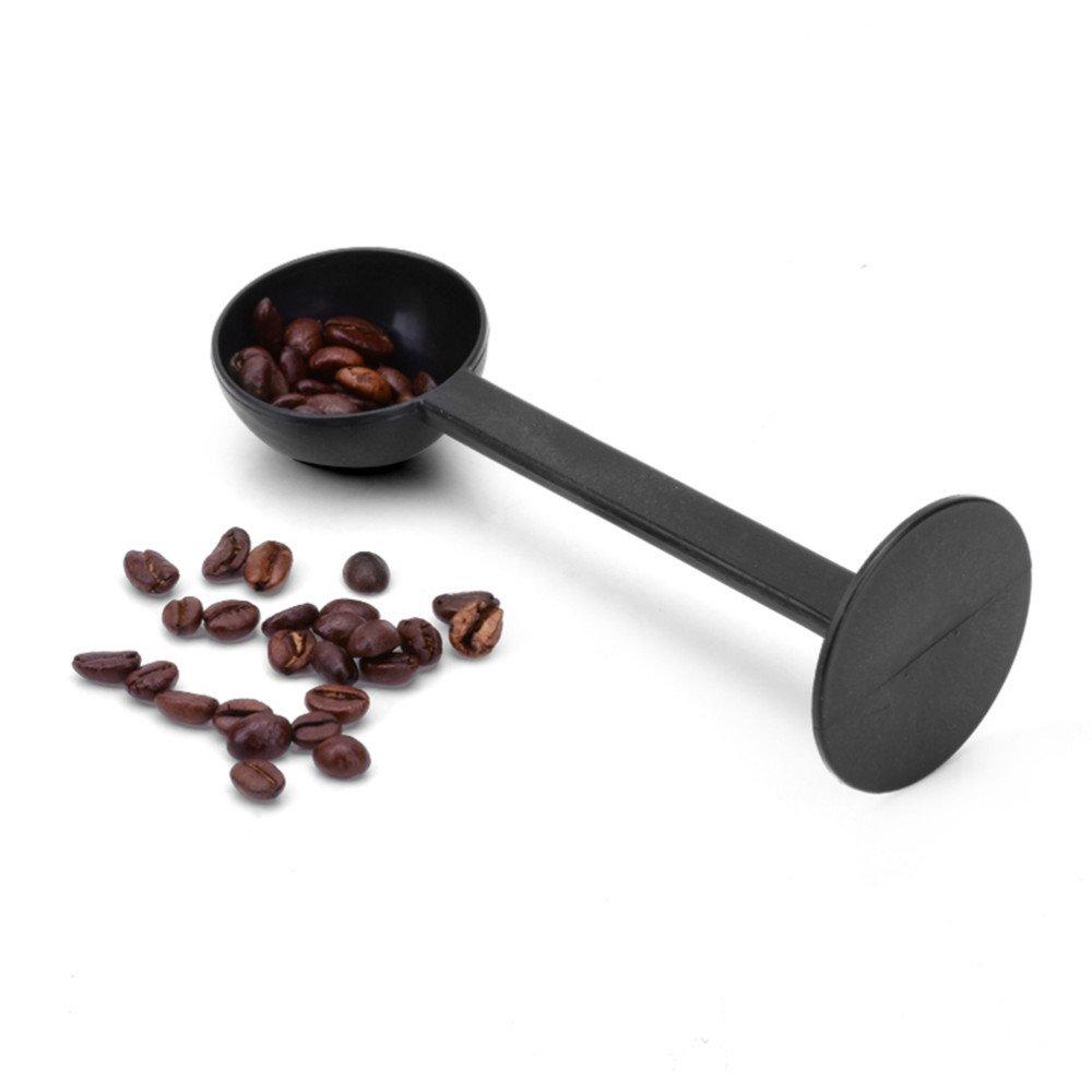 Lautechco 10g Espresso Coffee Measuring Spoon Plastic Coffee Scoop for Ground Coffee Tea Salt with Pressed Bottom 5.9x1.9inch - LeoForward Australia