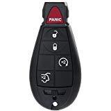 ECCPP Replacement fit for Uncut 433MHz Keyless Entry Remote Car Key Fob Chrysler Dodge Volkswagen Series M3N5WY783X (Pack of 1) IYZ-C01C - LeoForward Australia