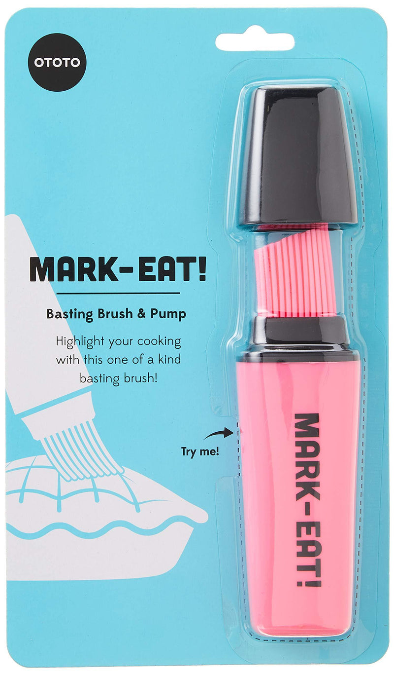  [AUSTRALIA] - MARK-EAT! Basting Pump & Brush, Pink by Ototo