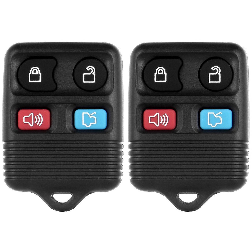  [AUSTRALIA] - SCITOO Keyless Entry Remote Key Fob Replacement fit for 2X 4 Button Keyless Entry Option CWTWBU331 CWTWB1U322 CWTWB1U345 GQ43VT11T (Ford Lincoln Mercury Series)