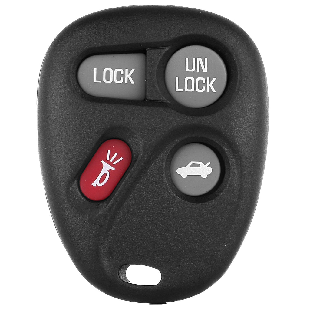  [AUSTRALIA] - ECCPP Car Key Fob Shell Case 1PC 4 Buttons Keyless Entry Remote Control Replacement for 96 97 98 99 00 01 02 03 04 05 Cadillac Chevy Buick GMC KOBLEAR1XT