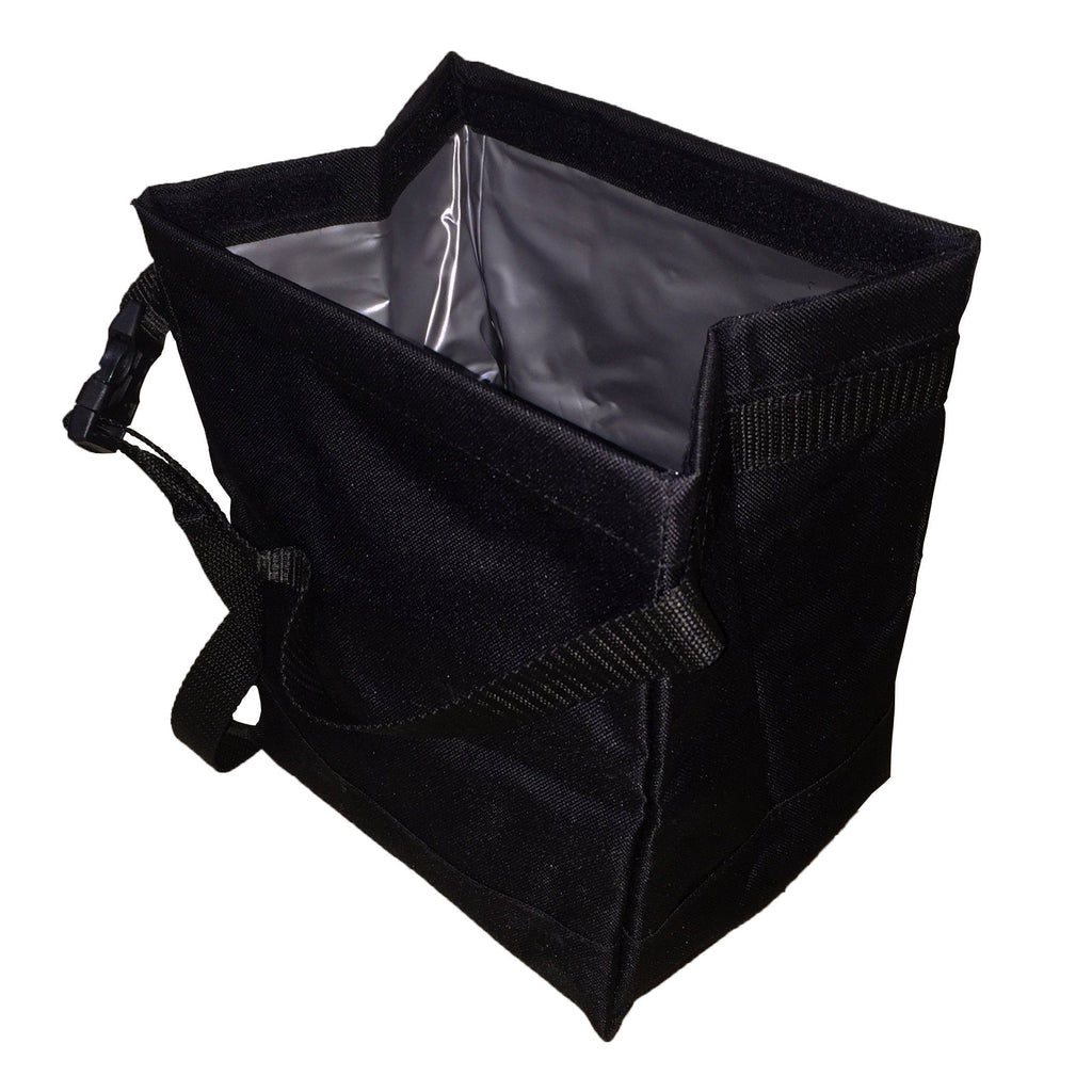 Maxsa 21520 Waterproof Seatback Trash Can with Velcro Closure, Black - LeoForward Australia