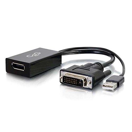 C2G 41379 DVI to DisplayPort Adapter Converter, Black - LeoForward Australia