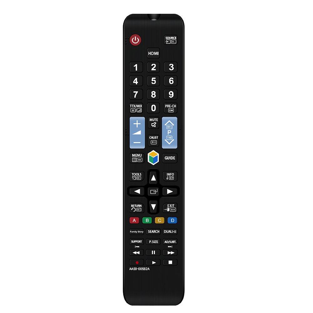 Gvirtue Remote Control Compatible Replacement for Samsung AA59-00582A Remote, Applicable AA59-00638A AA59-00790A AA59-00580A AA59-00581A AA59-00594A (Smart TV/ HDTV /LCD/ LED/ TV) - LeoForward Australia