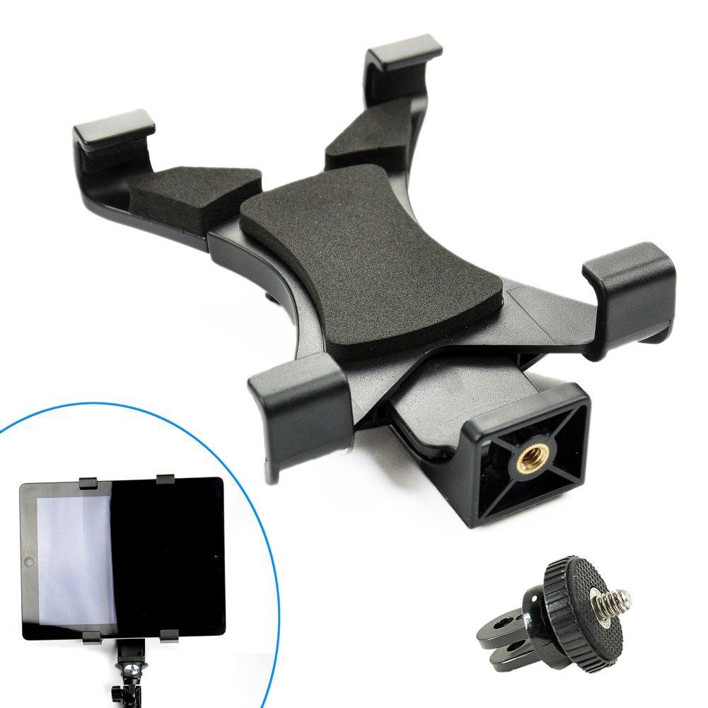 Livestream Gear - Tablet Mount Holder Add-On for Our Battery Hand Grip Setup. Easily Mount a Tablet to Any Hand Grip, or Tripod. Includes a Screw Adapter for 1/4"-20 Threads. (Tablet Mount - Add-On) Tablet Mount - Add-On - LeoForward Australia