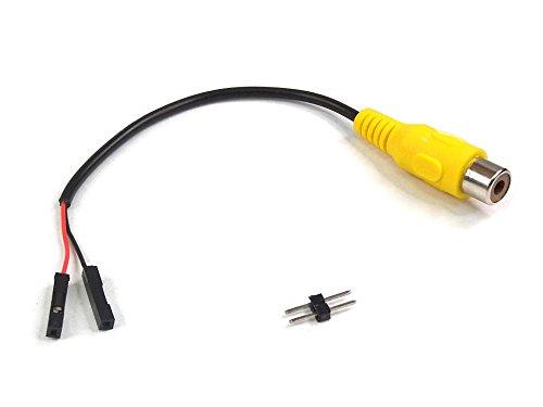 MakerSpot Accessories - 2-Pin RCA (Composite Video, Audio, Coaxial S/PDIF) Female Jack Cable Dongle Adapter, Connect Pi 3 / Pi Zero W to Display Without HDMI Monitor - LeoForward Australia