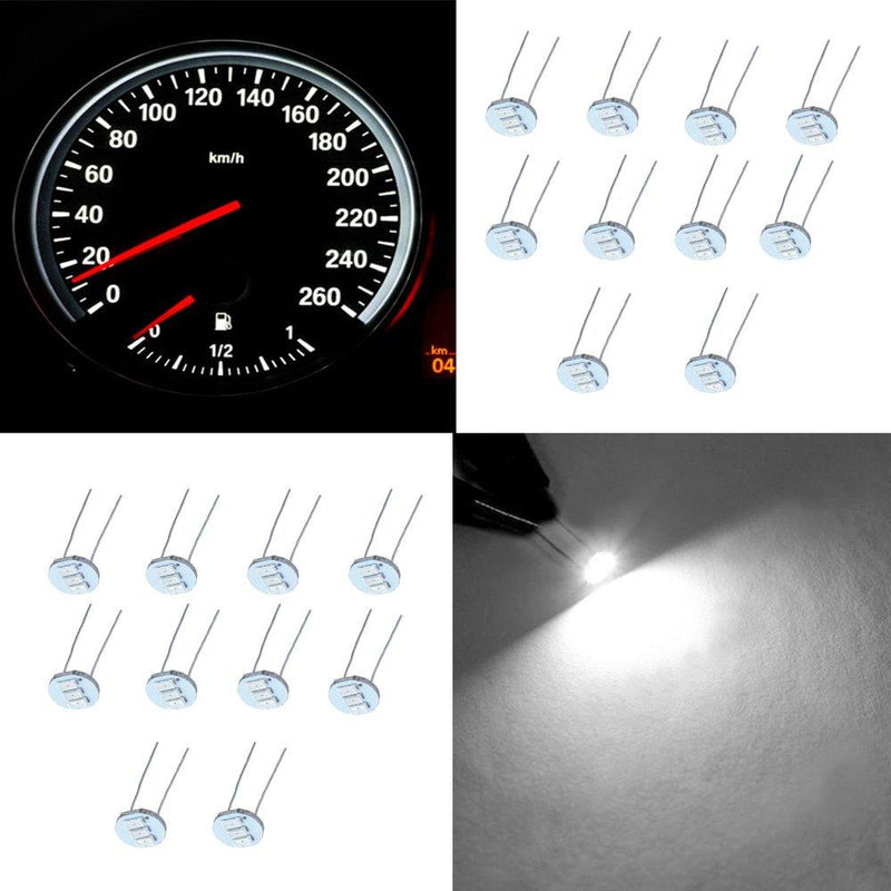  [AUSTRALIA] - cciyu 4.7mm Indicator Panel Gauge Cluster Speedometer Backlight Mini Bulbs Lamps Lighting (white),20Pack white