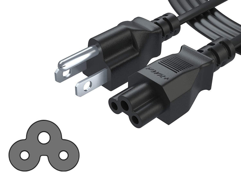  [AUSTRALIA] - 6 Ft 3 Prong AC Laptop Power Cord Cable for Dell IBM Hp Compaq Asus Sony Toshiba Lenovo Acer Gateway Notebook Computer Charger Spare: IEC-60320 IEC320 C5 to NEMA 5-15P