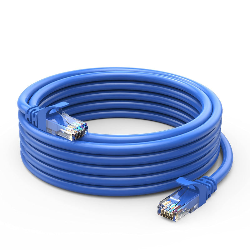  [AUSTRALIA] - Cat 6 Ethernet Cable 25ft, CableCreation Internet Network Cords Patch LAN Cable, 23 AWG High Speed RJ45 Wire for Router, Modem, Computer, Faster Than Cat 5e/5, 25 feet, Blue [1-PACK] 25 FT